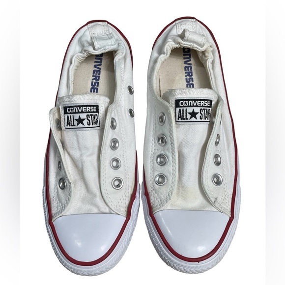 Converse All Star Low Tops color White Women’s size 7 - Picture 3 of 8